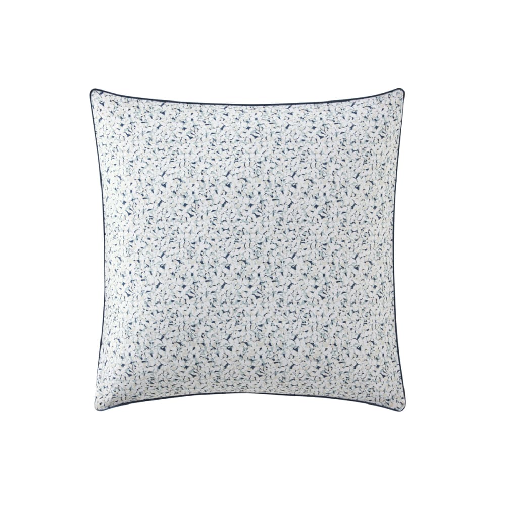 Taie d'oreiller en satin de coton bleu 65x65