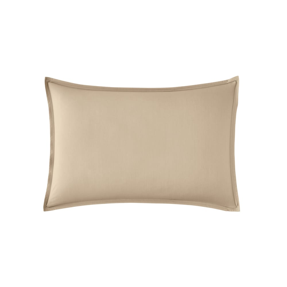 Taie d'oreiller en percale de coton lin 50x70