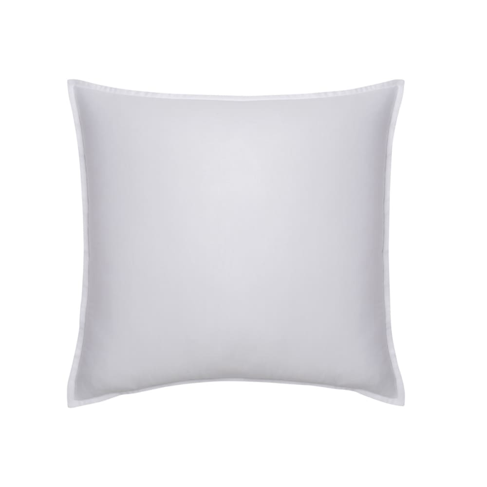 Taie d'oreiller en satin de coton blanc 65x65