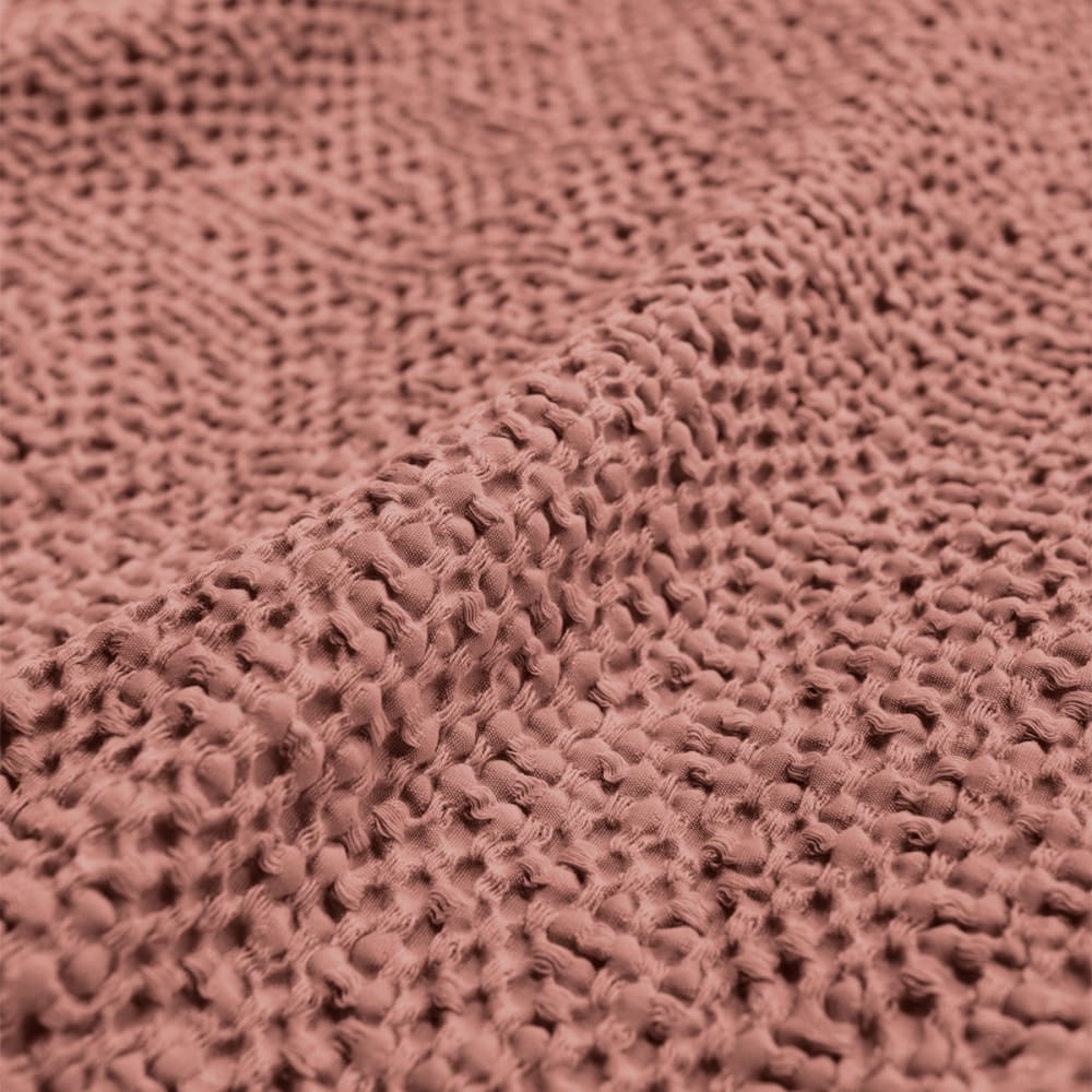 Couvre lit en coton rose 260x240 — vue 4