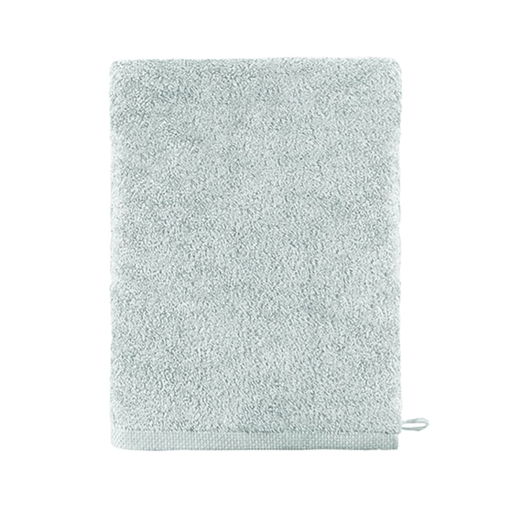 Essix Gant de toilette en coton plume 16x21 style contemporain Gris