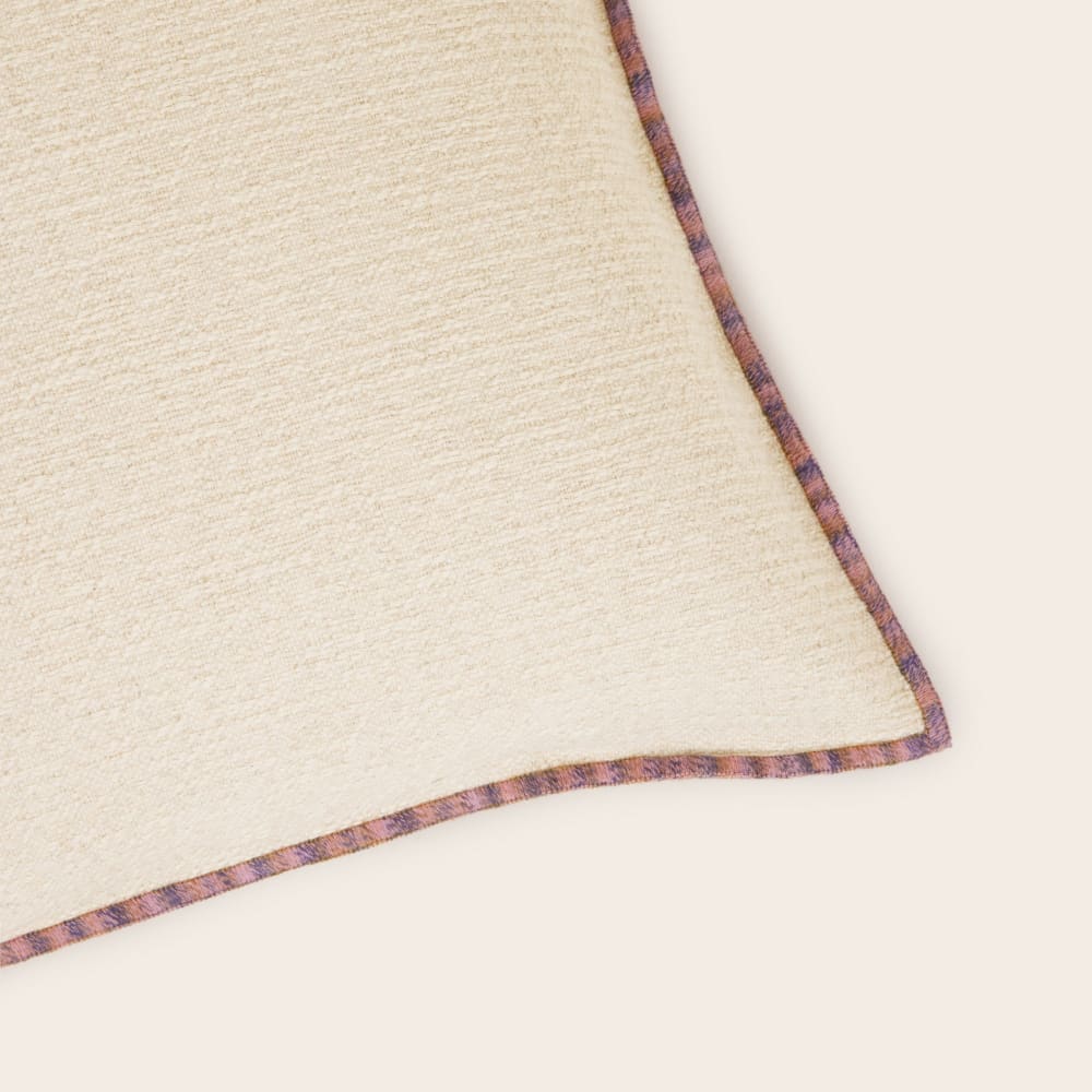 Housse de coussin en coton naturel 40x40 cm - Maisons du Monde