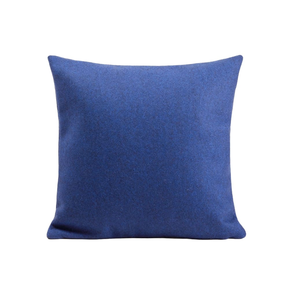 Madura Housse de coussin en laine bleu 50x50 cm style contemporain