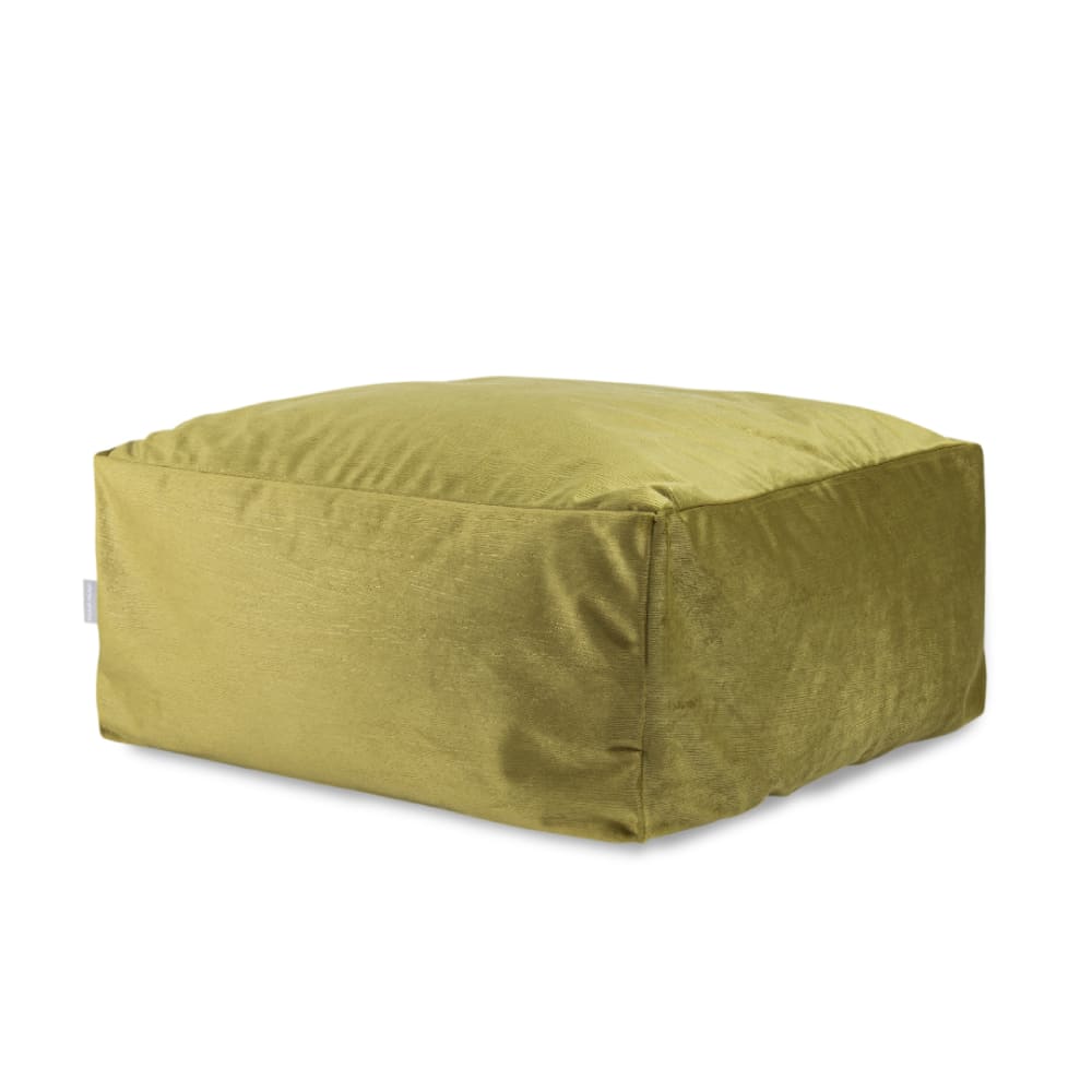 Pouf velours olive 50x50x25 cm Pouf velours olive 50x50x25 cm