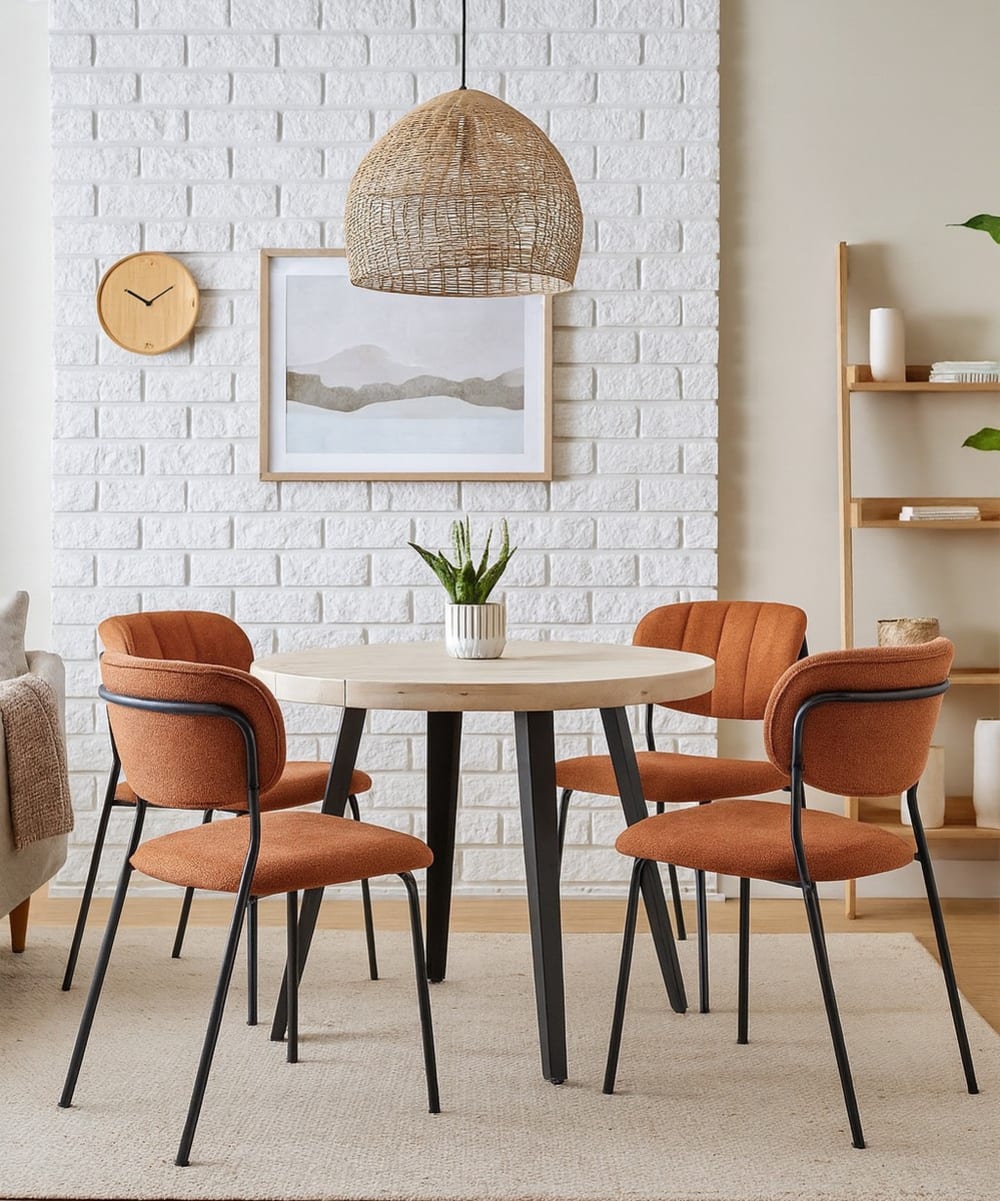 Ausziehbarer runder Esstisch aus Eichenholz - Maisons Du Monde