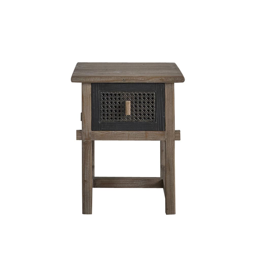 Table de chevet en pin massif recyclé - Maisons du Monde