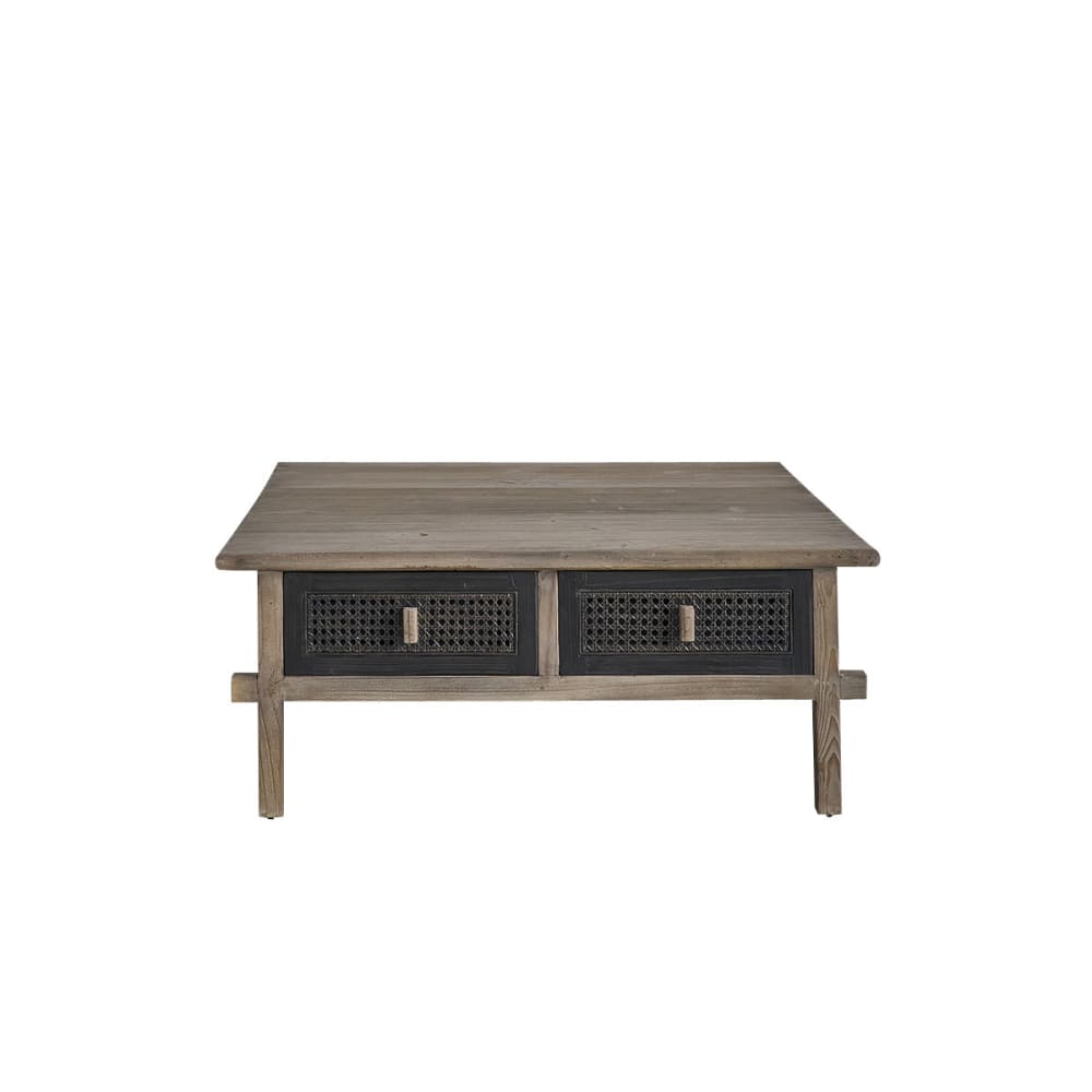 Table basse en pin massif recyclé - Maisons du Monde