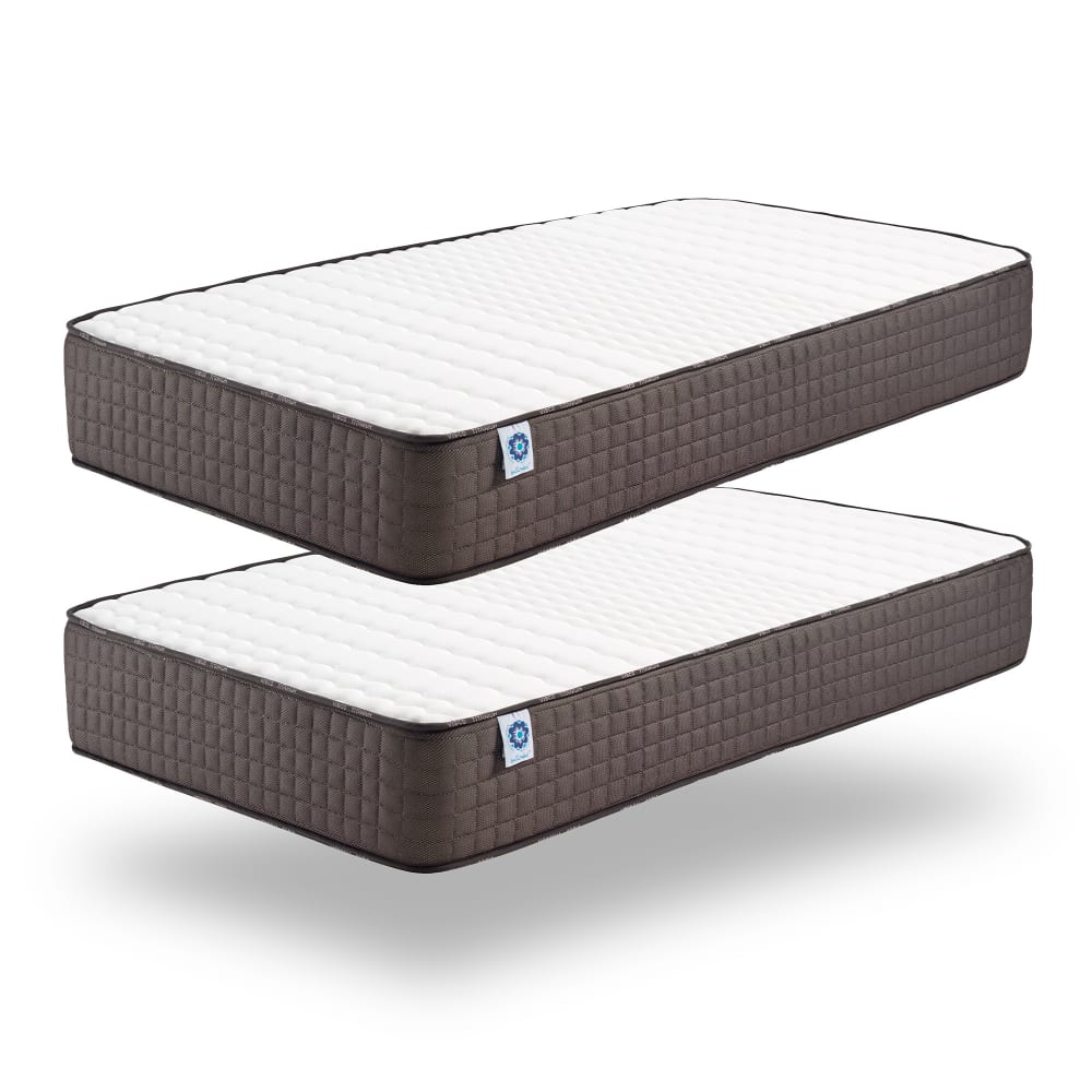 Pack de 2 matelas 90x200 cm - Blue Latex - Mousse HR - 26 cm