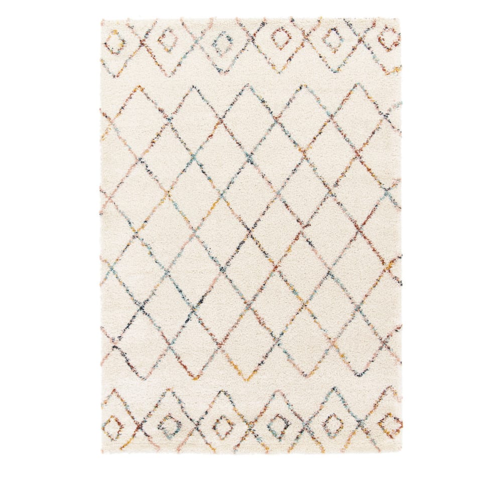 Tapis d’inspiration berbère - 120x170cm Multicolore Polypropylène