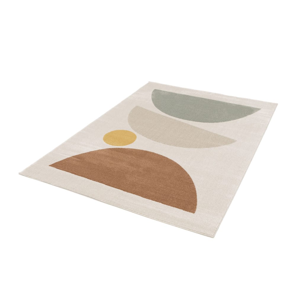 Tapis contemporain géométrique - 160x230cm multicolore polypropylène — vue 4