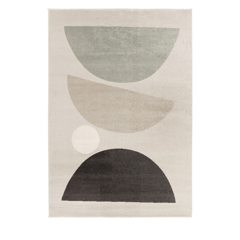 tapis contemporain géométrique