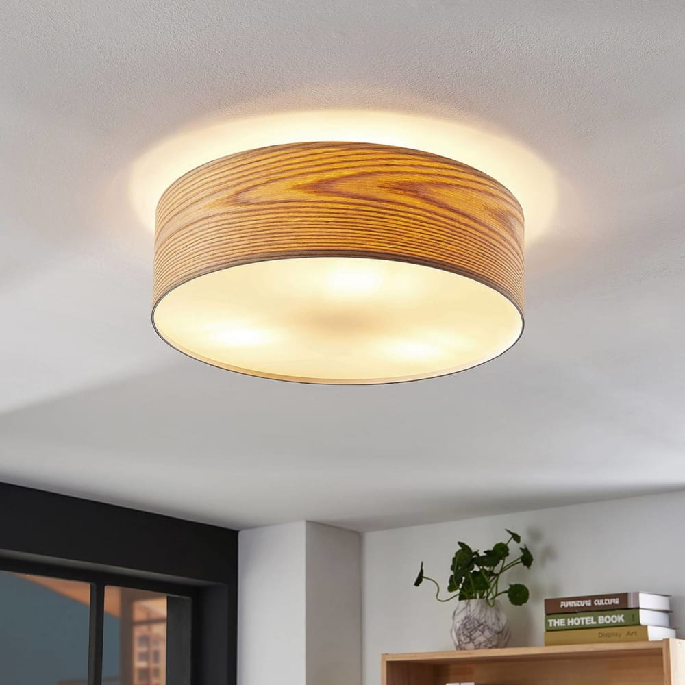 Plafonnier en bois marron - Maisons du Monde