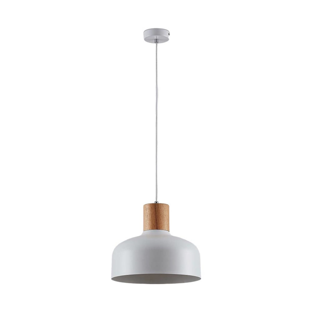 Lindby Pendelleuchte aus Metall, weiß style modern - Metall