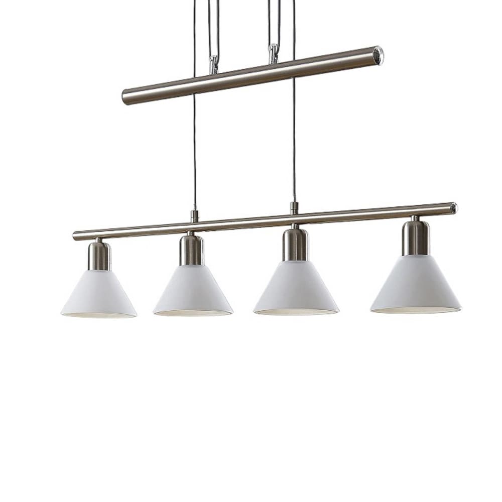 Lindby Pendelleuchte aus Metall, grau style modern - Metall