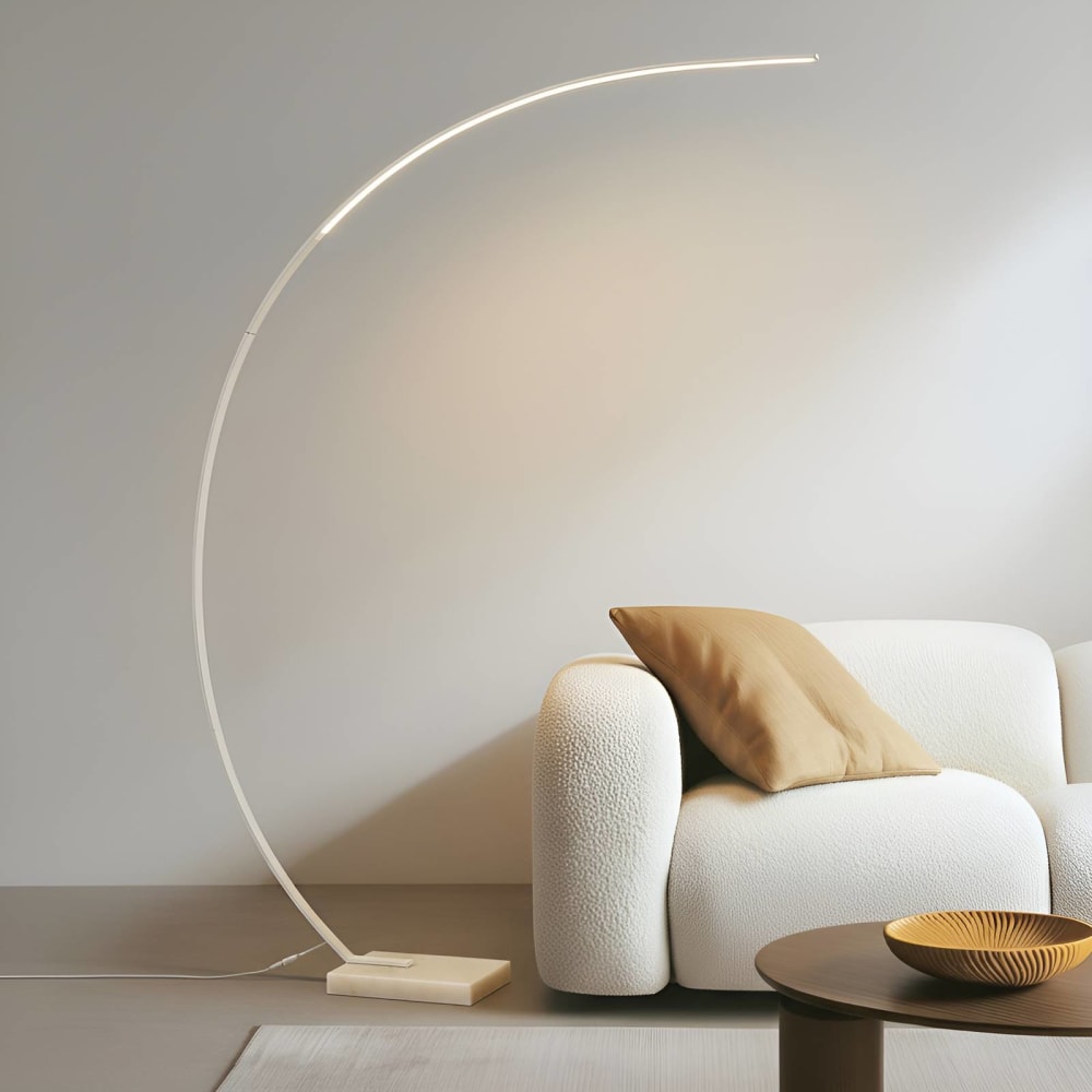 Lampadaire en métal blanc — vue 4