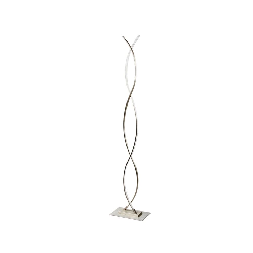 Lindby LED Stehlampe aus Aluminium, grau style modern - Aluminium