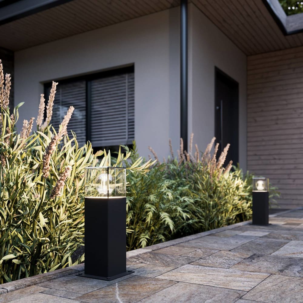 Luminaire extérieur en aluminium noir - Maisons du Monde