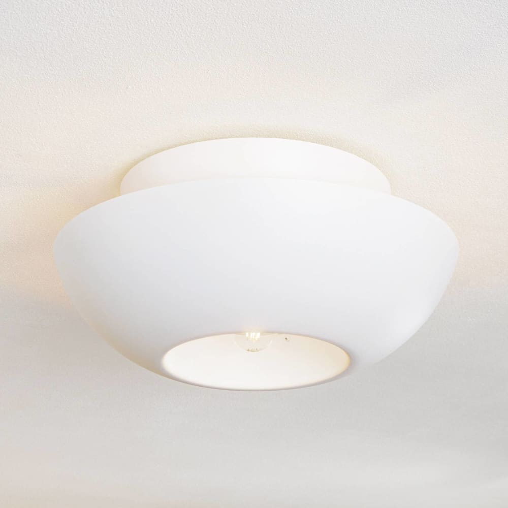Plafonnier en métal blanc — vue 4