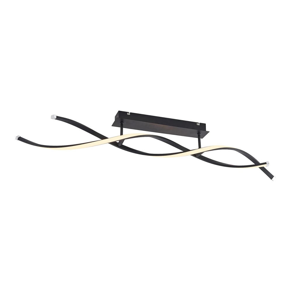 Plafonnier LED en Métal Noir