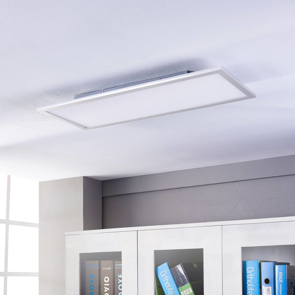 Plafonnier led en plastique gris - Maisons du Monde