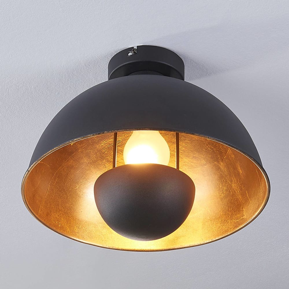 Plafonnier en métal noir - Maisons du Monde