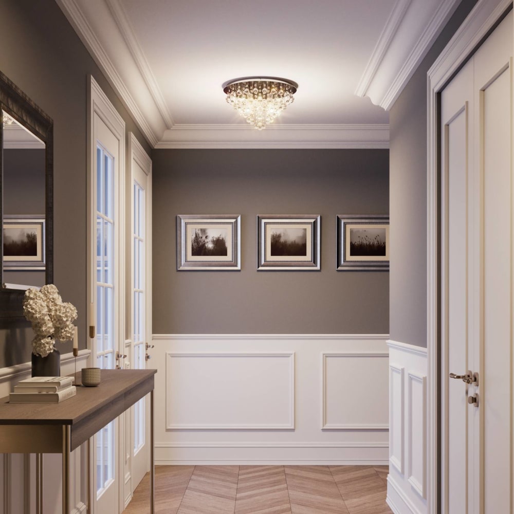 Plafonnier en métal transparent - Maisons du Monde