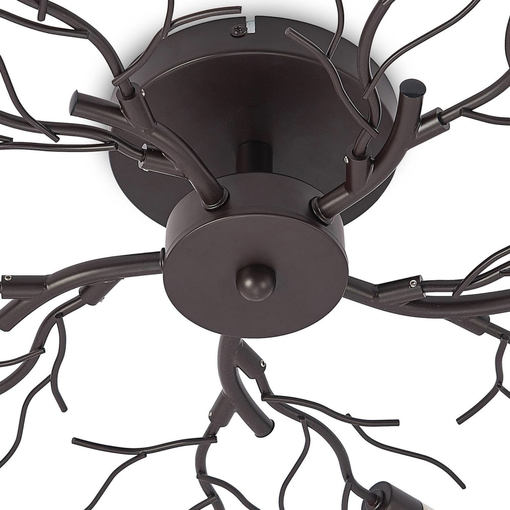 Plafonnier en Métal Marron