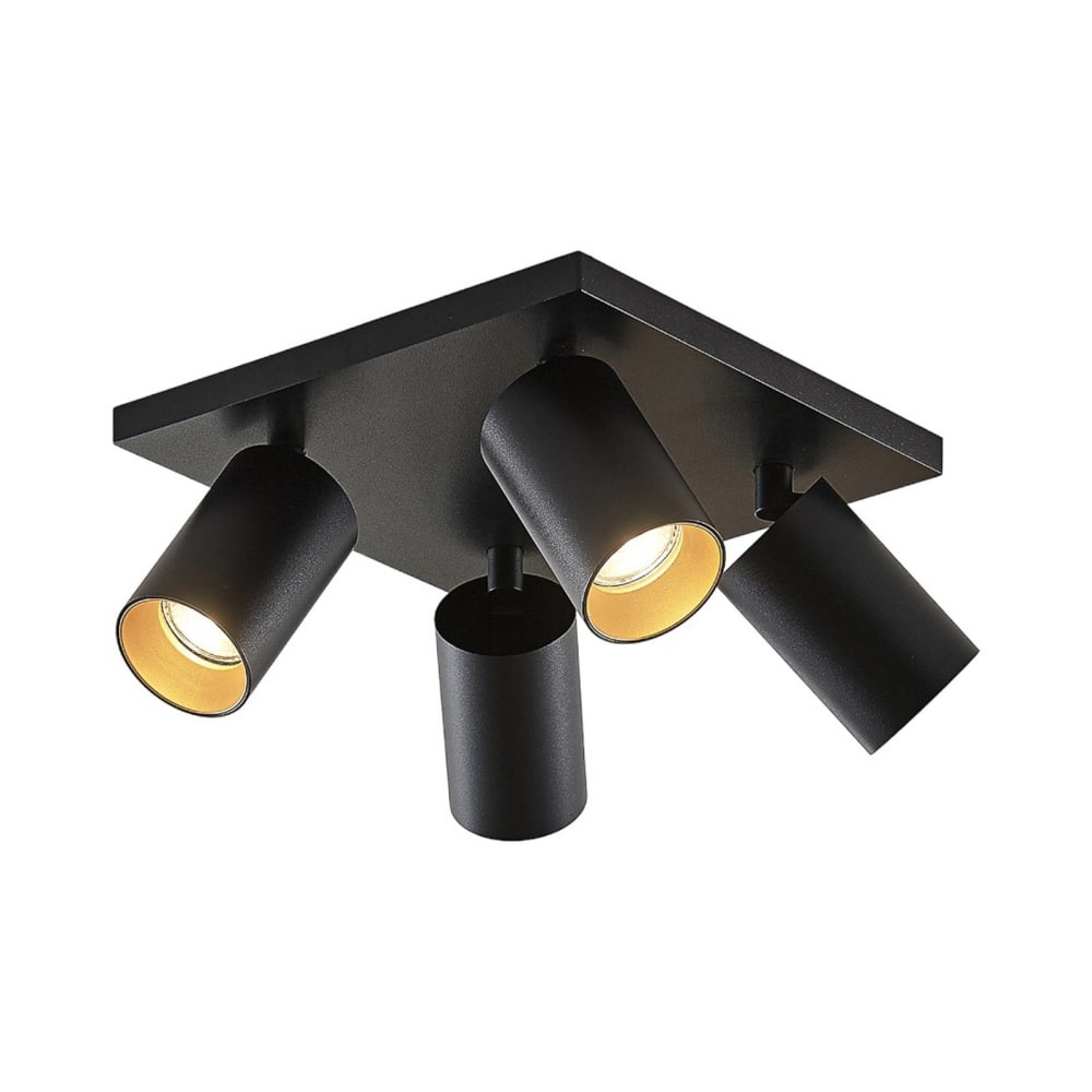 Arcchio Strahler aus Aluminium, schwarz style modern - Aluminium