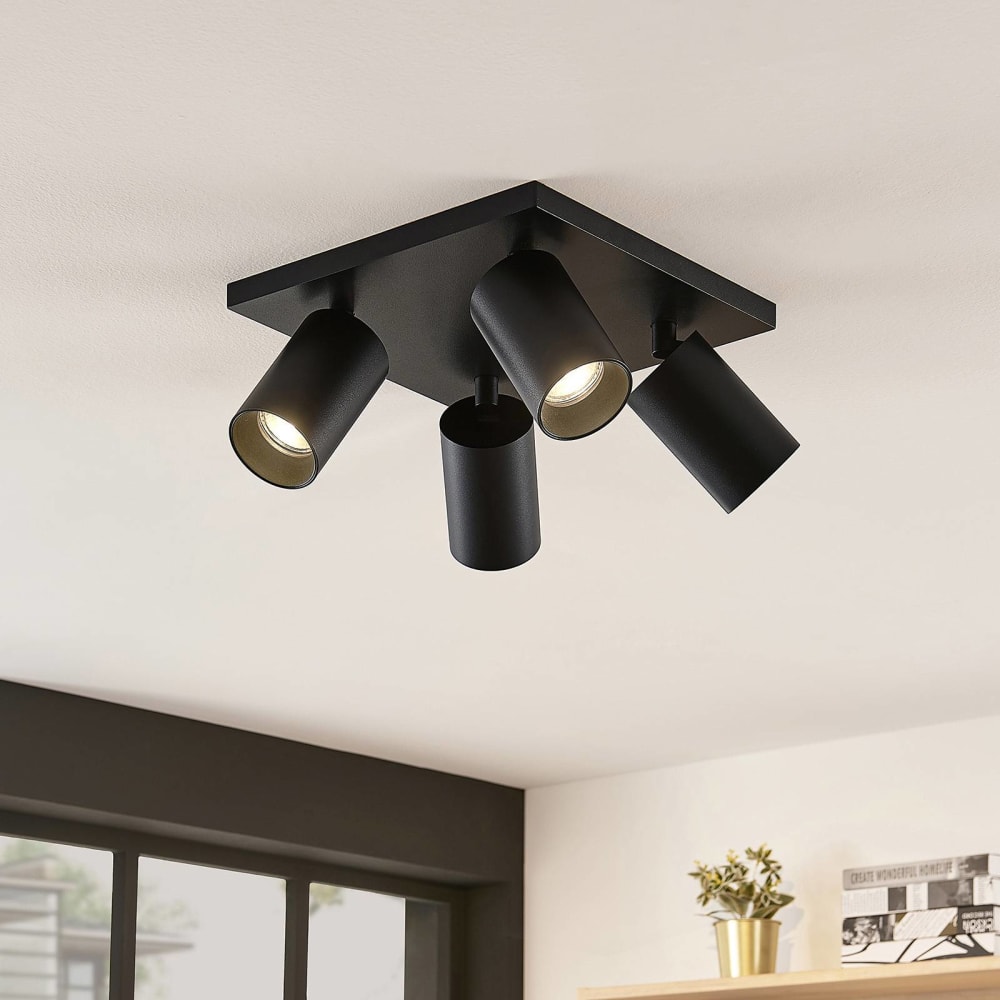 Spot en aluminium noir - Maisons du Monde