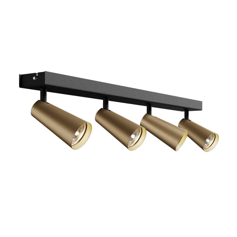 Lucande Strahler aus Metall, schwarz style modern - Metall
