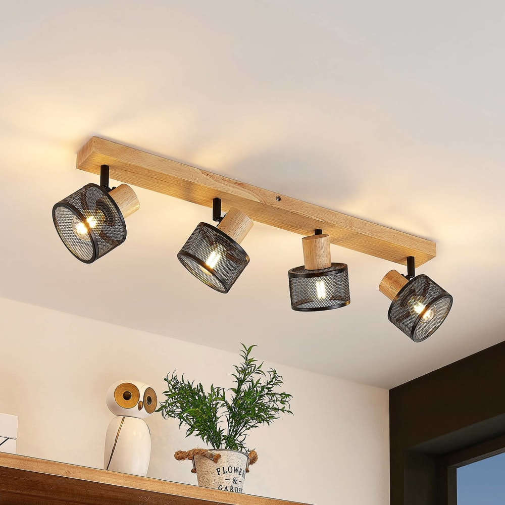Spot en bois marron — vue 4