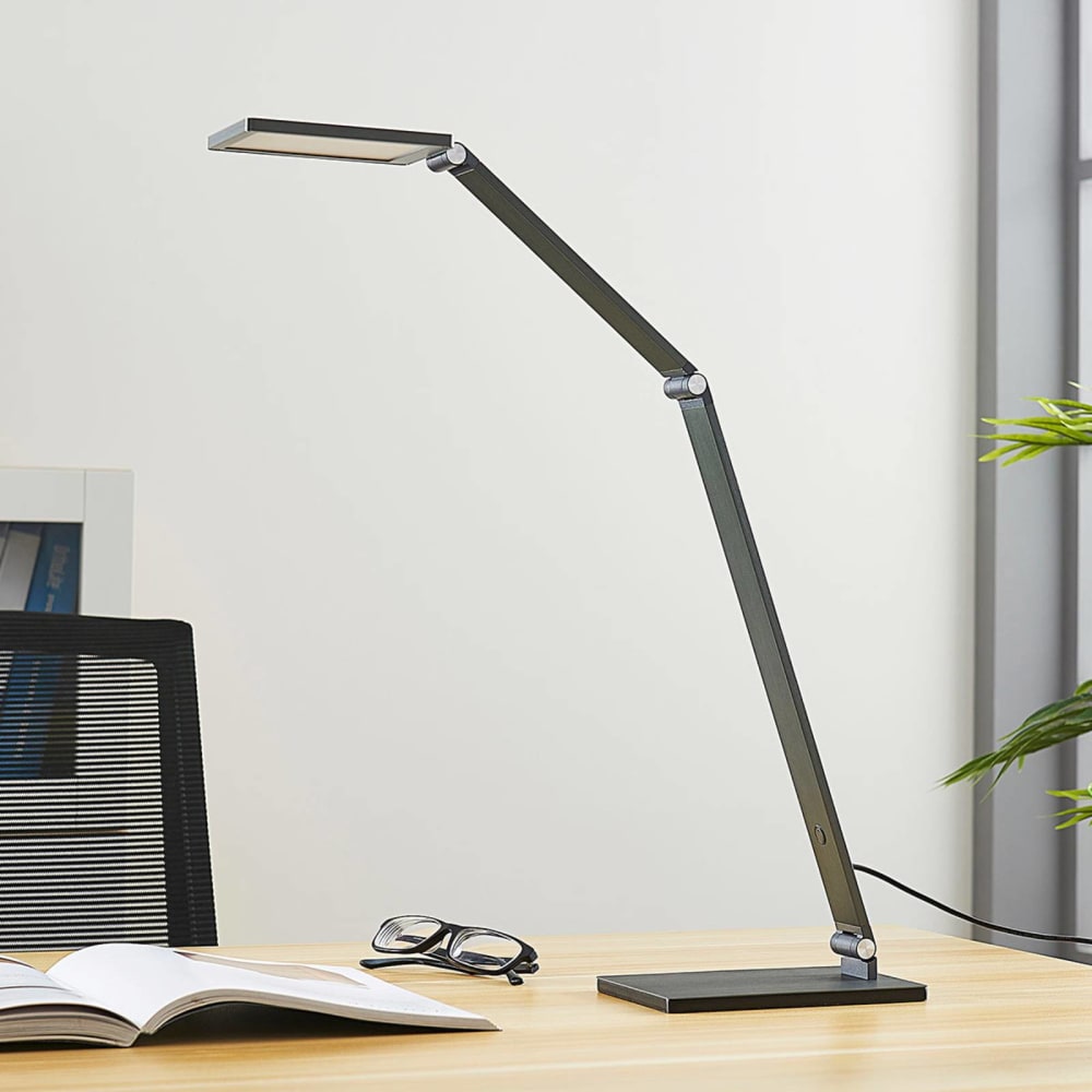 Lampe à poser en aluminium gris - Maisons du Monde