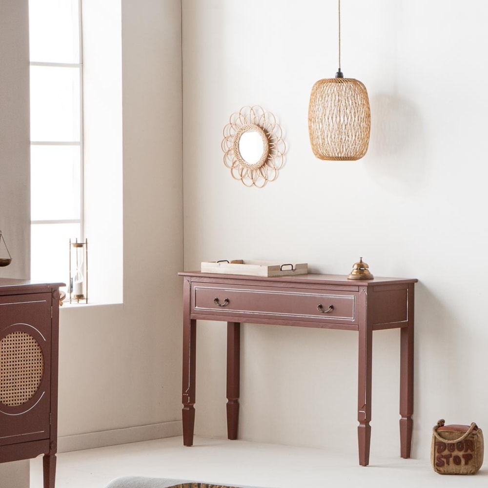 Console en bois marron 112x38x82h - Maisons du Monde