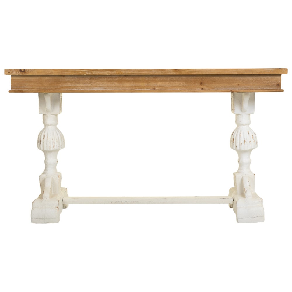 Console en bois sculpté marron 150x46x79h - Maisons du Monde