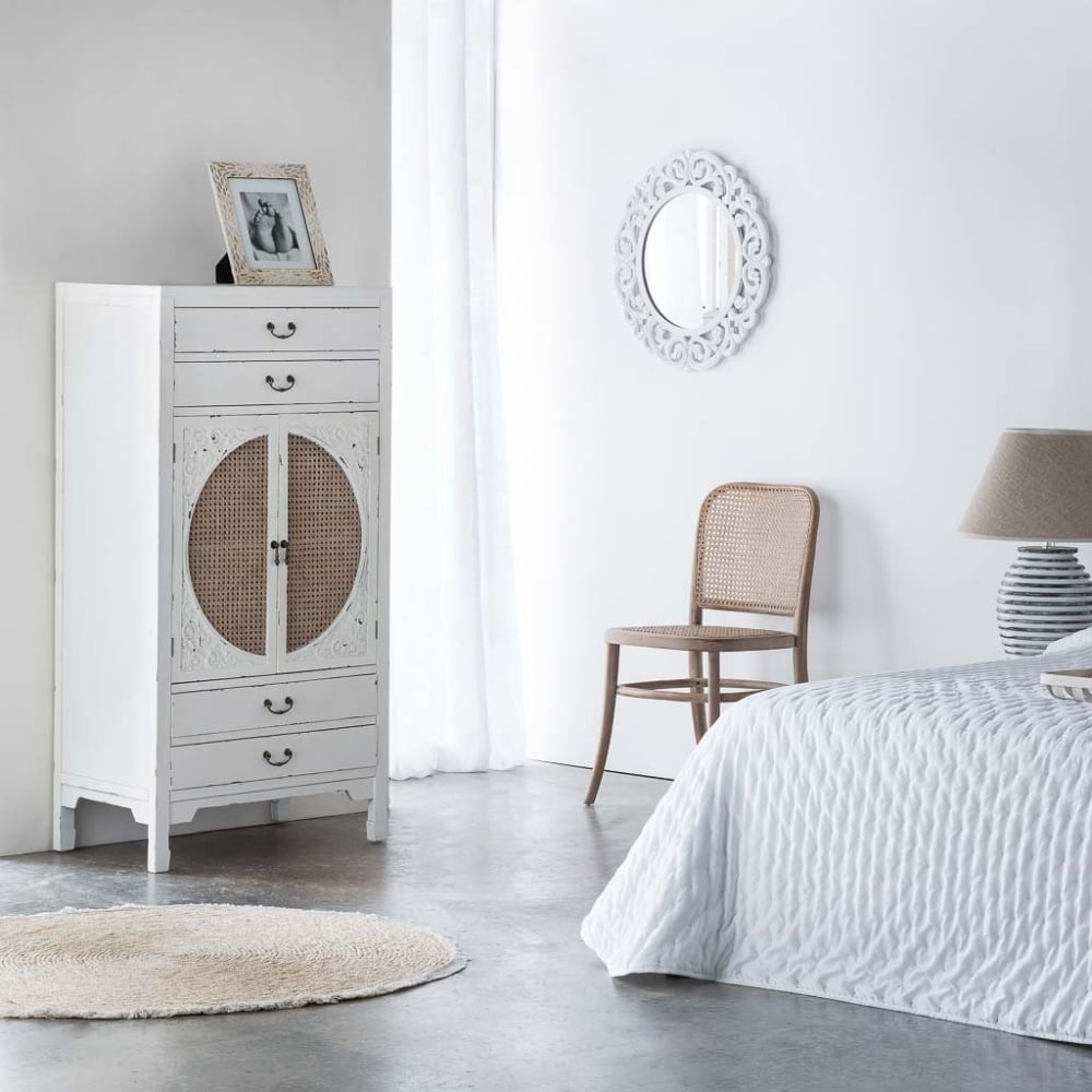 Armoire blanche 70x40x135h - Maisons du Monde