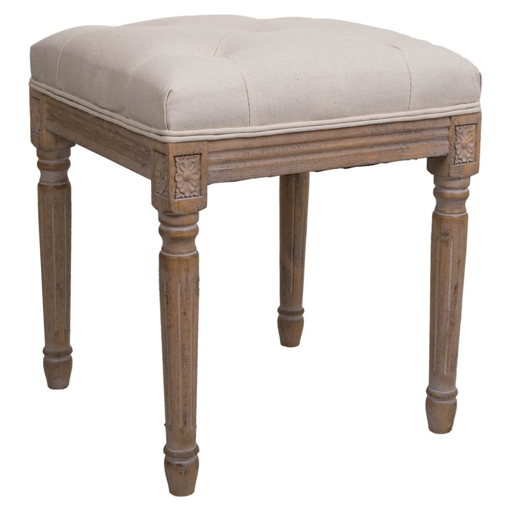 banc en bois marron 41x41x48