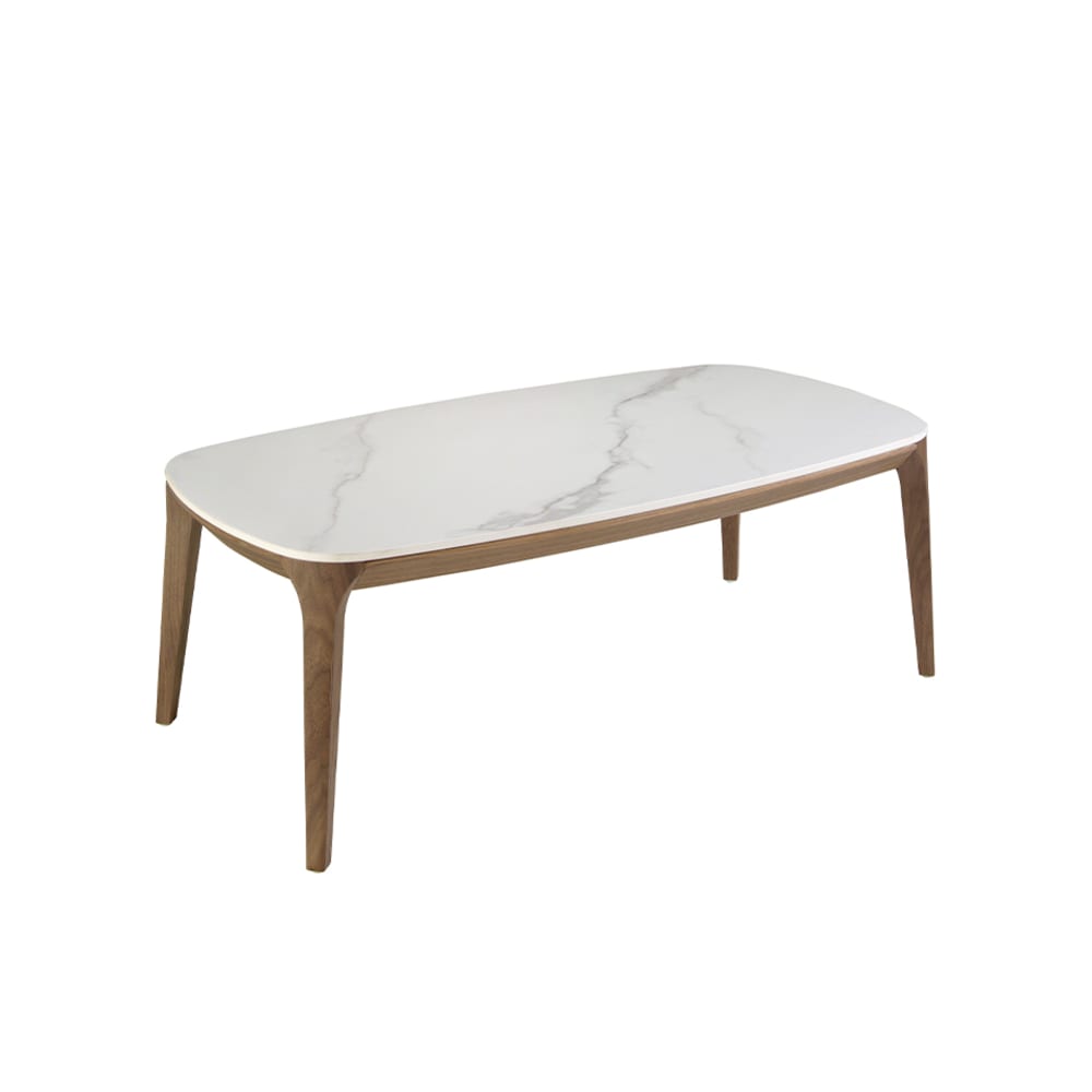 Table ovale en marbre