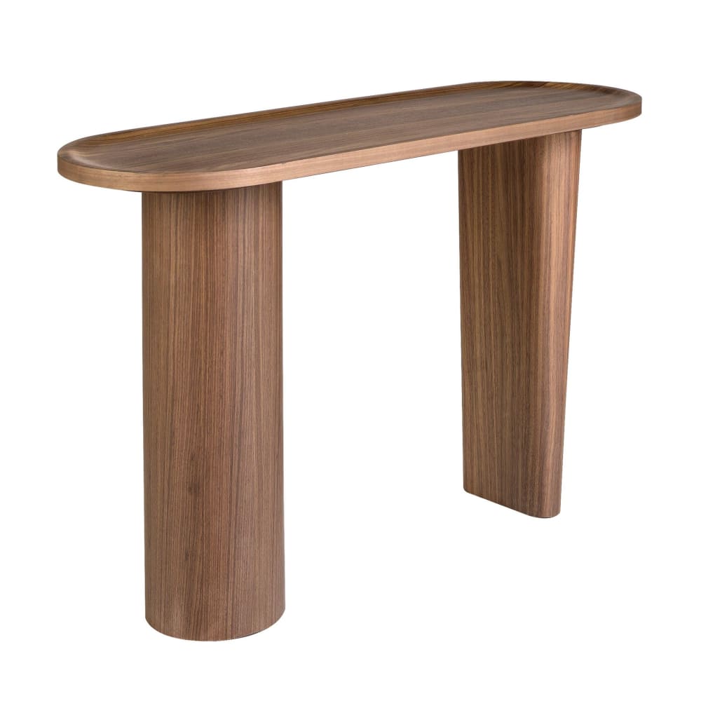 Angel Cerda Konsole oval Nussbaum Halbspitze style modern Braun Holz