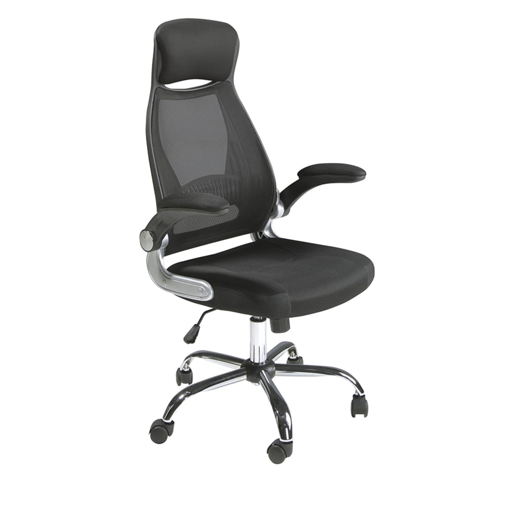 Angel Cerda Bürodrehstuhl aus schwarzem Stoff style modern - Stoff