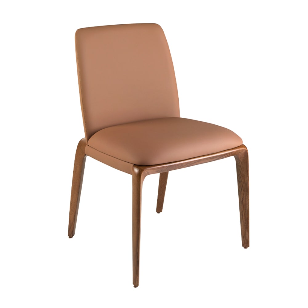 Chaise en simili cuir