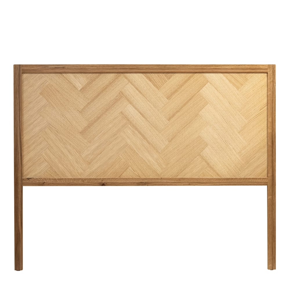 Tête de lit marqueterie en bois massif naturel 160 cm