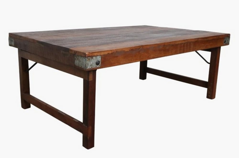 Table basse en bois antique pliante - Maisons du Monde