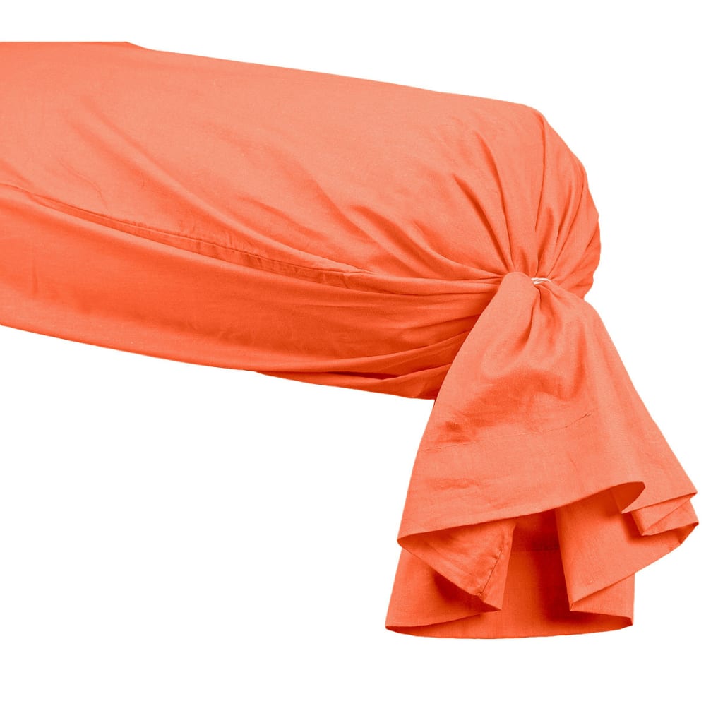 Taie de traversin en percale Corail 45x185 cm