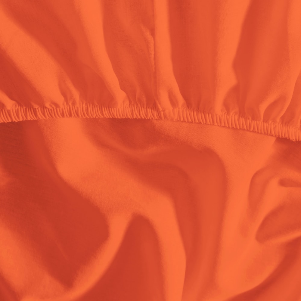 Ddrap housse en coton bonnet 30 cm corail 160x200 cm - Maisons du Monde