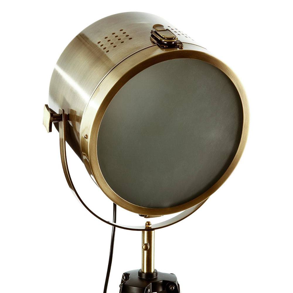 Lampadaire industriel métal et bois EBOR H150cm — vue 4
