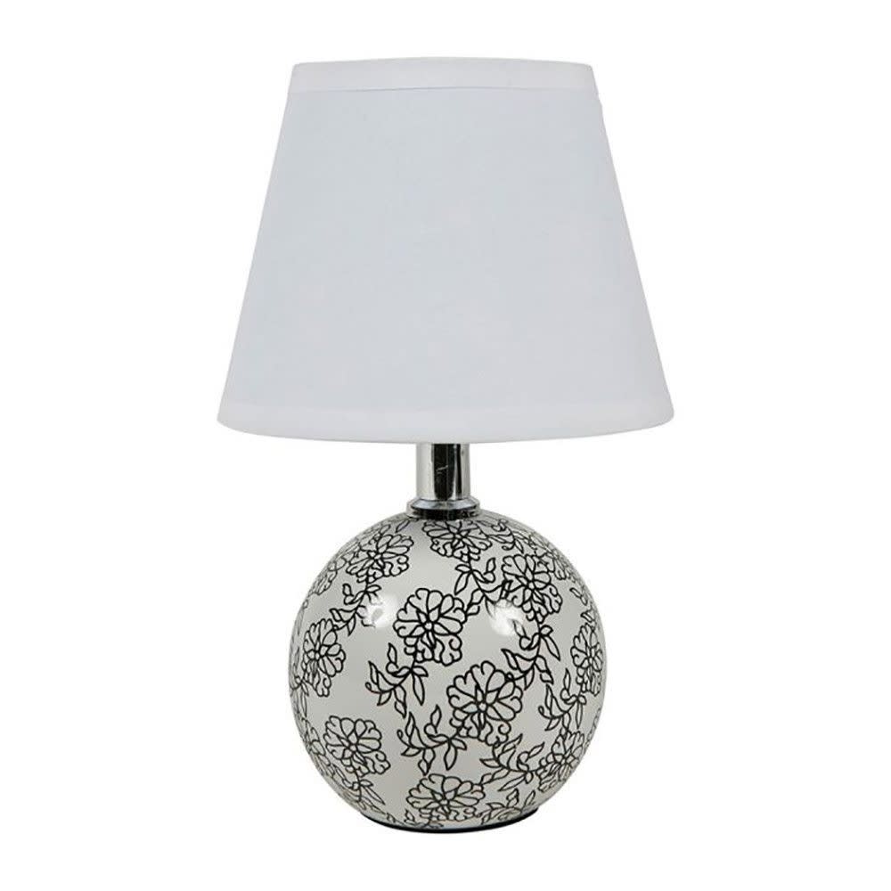 Lampe boule céramique été