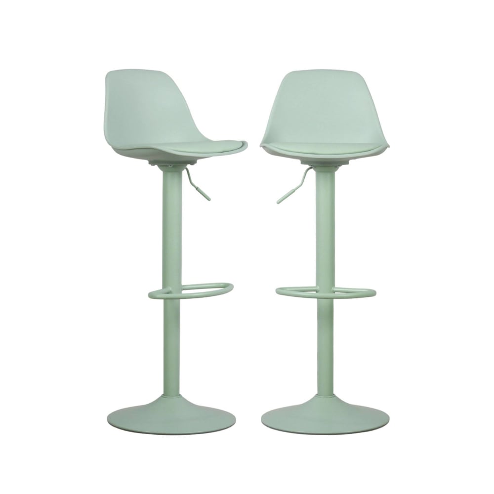 Tabourets de bar réglables - cuir