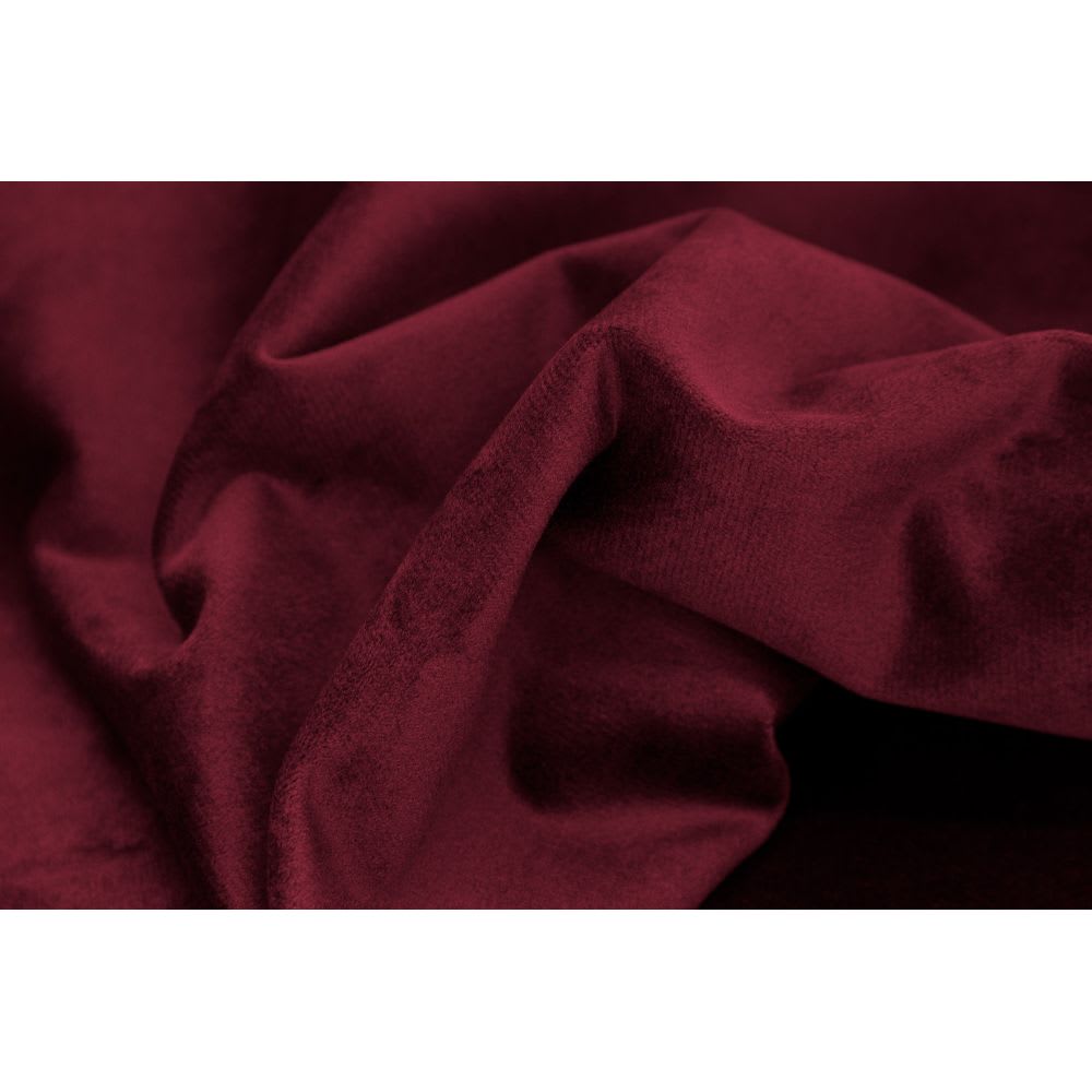 Venise rideau phonique velours oeillets rouge mc214 130lx260h — vue 4
