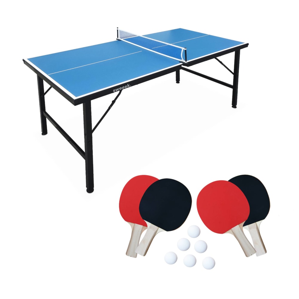 Mini table de ping pong - bleue
