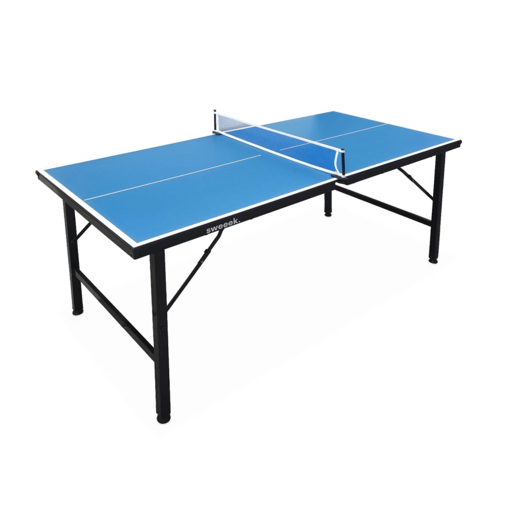 Klappbare Mini-Tischtennisplatte 150x75 cm blau - Maisons Du